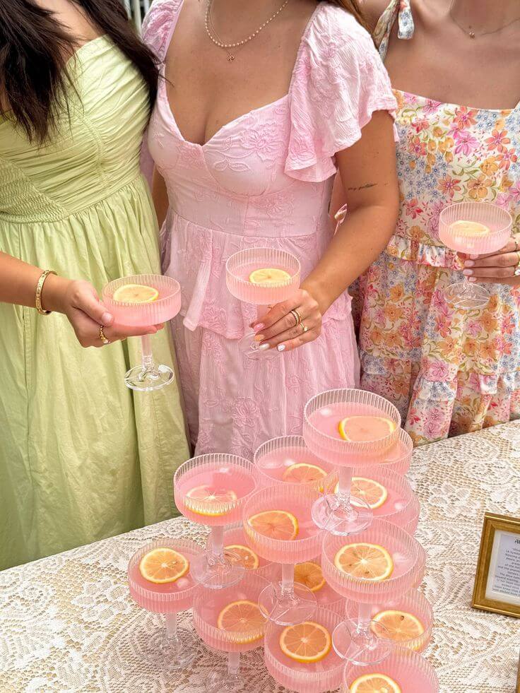 satin blush pink bridesmaid dresses Light Pink Satin Bow Back Halter Neck Dress – Désir Couture